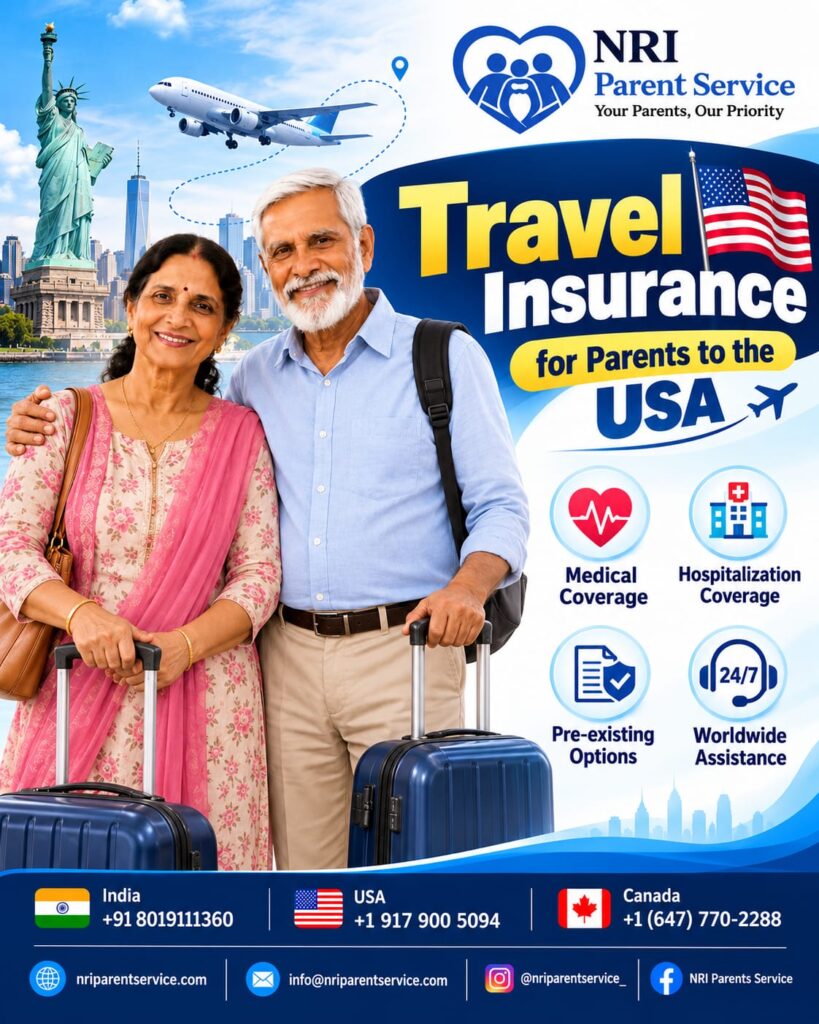Travel Insurance for Parents to the USA