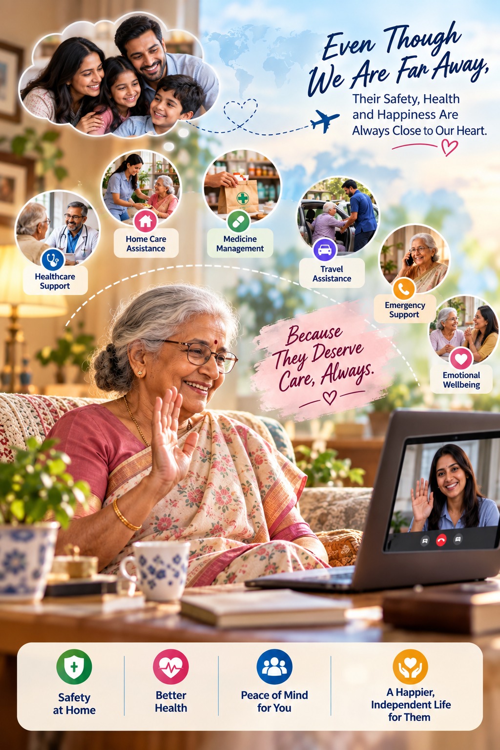 What Is the Best Way to Support Parents Living Alone in India?